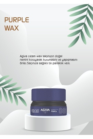 Agiva Wax 155 Ml 08 Cool Brıght Mor
