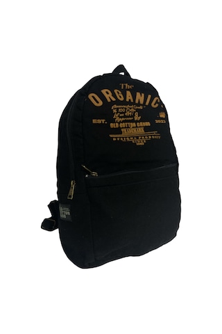 Old Cotton Cargo Kaliteli Tek Bölmeli Vintage Disayn Sırt Gezi Çantası Zermatt Bag 5122 Siyah