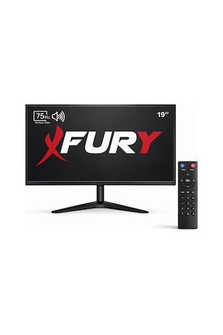 Fury 19" Led Monitör 75hz 5ms Dahili Hoparlörlü Uzaktan Kumandalı Hdmı Vga Geniş Ekran