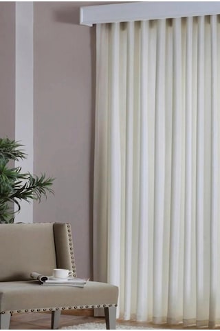 Lisse Home Saten Güneşlik Perde 270 X 190 Cm Ekru