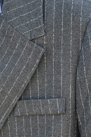 Feg Store Çizgili Blazer Antrasit Ceket