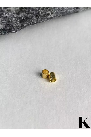 Klipsa Jewelry Bijuteri İçin Kıskaçlı Crimpler 18k Gold 100 Adet 191957691