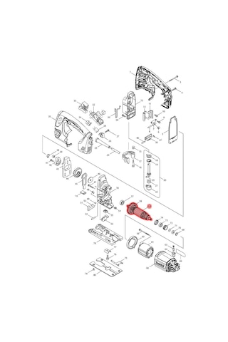 Makita 4350CT Endüvi Rotor Kollektör Ürün Kodu 517398-3