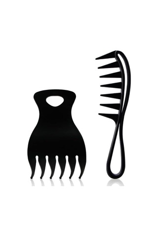 Erkek Kuaför Tarağı, 2 Adet Anti-statik Saç Açma Fırçası W