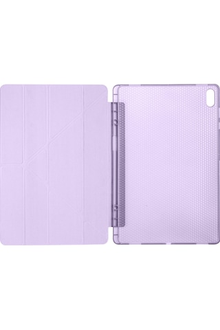 Samsung Uyumlu Galaxy Tab S11 Ultra Kılıf Tri Folding Kalem Bölmeli Standlı Arka Kapak