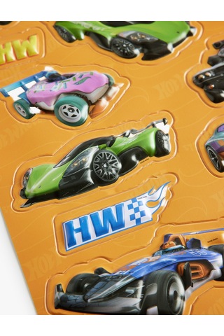 Koton Hot Wheels Lisanslı Otomobil Temalı Sticker Seti Mavi 7wak70351aa