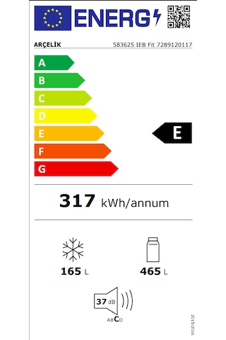 Arçelik 583625 IEB Fit 630 L No Frost Buzdolabı