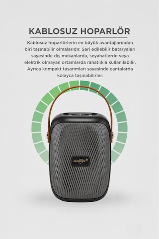Bluetooth Hoparlör Rgb Işıklı Fm Radyo Kablosuz Taşınabilir Speaker Gts-1679