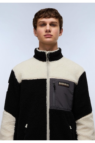 Napapijri Yupik Fz 3 Erkek Tam Fermuarlı Polar-30447 Siyah