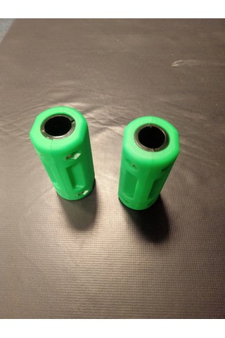 Motosiklet Koruma Demiri Takozu Gecko Universal Yuvarlak 100 Mm Floresan Yeşil Renk