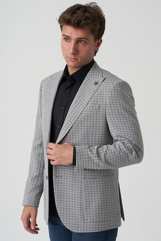 White Stone Albufeira 4014 Slim Fit 6 Drop Ceket Desenli DESENLİ