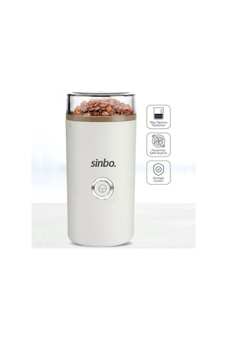 Sinbo Scm-2980 Kahve Baharat Öğütücü - Beyaz Beyaz