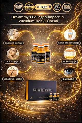 Dr. Sammy's Collagen Impact Plus Hidrolize Sığır Kolajeni 30 Shot