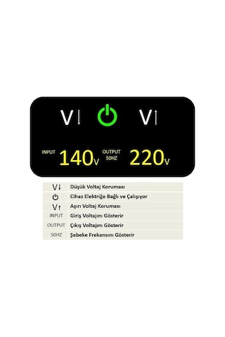 Mervesan 1000va Kombi Voltaj Regülatörü