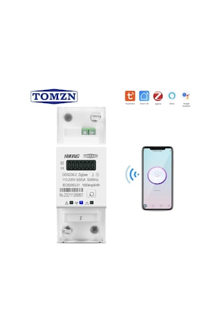 Tomzn Hiking Voltaj Akım Koruma Rölesi 65A Zigbee Yüksek Alçak Gerilim Akım Koruyucu Röle