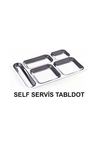 Zen Tabilot-tablot Servis Tabagı Paslanmaz 430 Kalite