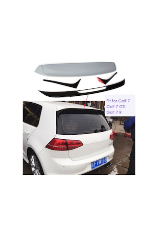 Vw Golf 7 Gti Bagaj Üstü Spoiler 4 Parça Abs Plastik 2013-
