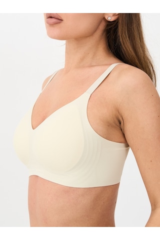 Alya Underwear Kadın Lazer Kesim Dikişsiz Çıkarılabilir Pedli Hayalet Sütyen Siyah Taş Rengi