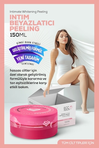 Ecc Health Genital Bölge Beyazlatıcı Peeling 150 ML