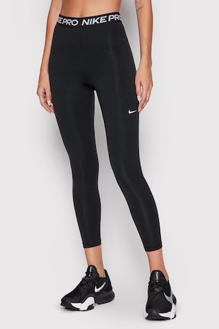Nike Pro 365 Mid-rise Crop Training Legging Tight Fit Black Toparlayıcı Siyah Tayt