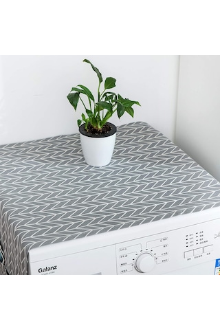 Buzdolabı Örtüsü Gri - Koyu Gri