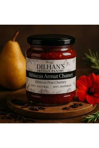 Dilhan's Artisan Pantry Hibiscus & Armut Chutney Doğal Katkısız Ev Yapımı Sos 300 ML Dilhan's Artisan Pantry Hibiscus & Armut Chutney Doğal Katkısız Ev Yapımı Sos 300 ML