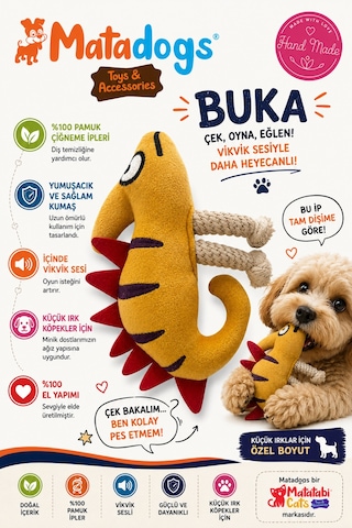 Matadogs Buka Kumaş Köpek Oyuncağı