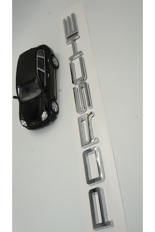 Porsche Bagaj Yazı Logo Parlak Krom Renk