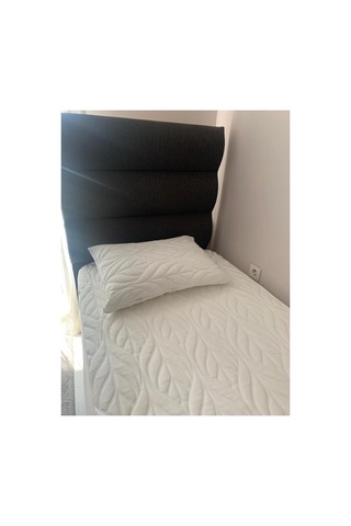 Konfor Cottony Pamuklu Ses Yapmayantek Kişilik Alez Takım 100-200 Ve Yastık Alezi Beyaz - 835787443 Beyaz