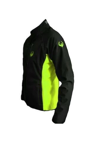 Yale Softshell Su Ve Rüzgar Geçirmez Mont Siyah Neon