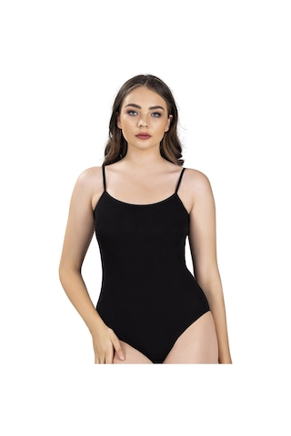 Jiber Kadın İp Askılı Kancalı Likralı Body 502 12 Adet 001