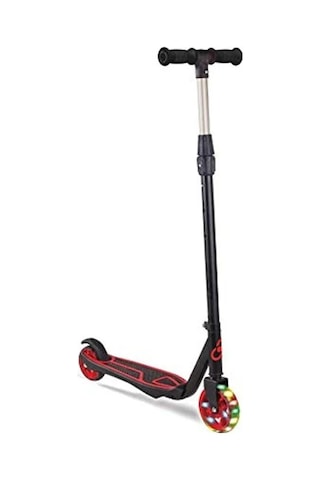 5+ Yaş Işıklı Scooter, Pembe Renk İle Eğlenceli Taşıma Aracı Açık Füme - Füme - Kahverengi