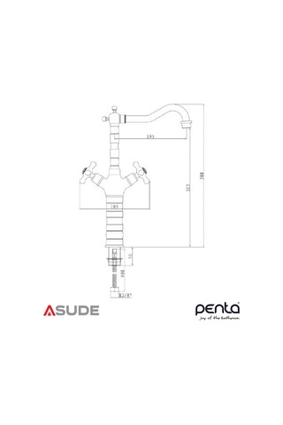 Penta 2501hs Hıstory Antık Yuksek C.lavabo Bataryası Belirtilmemiş