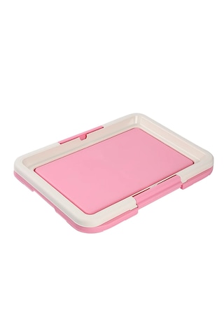 Taşınabilir Köpek Eğitim Tuvaleti - Kapalı Köpekler İçin Lazımlık, Kedi Kumu Kutusu Ve Ped Tutucu