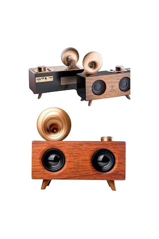 Gramafon Radyo Bluetooth Hoparlör Nostaljik Radyo Fm Radyo 56261638