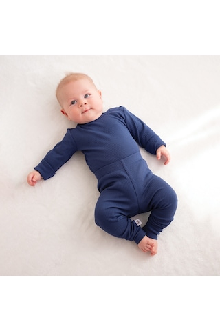 Owli Modal Bebek Takım Mavi 001