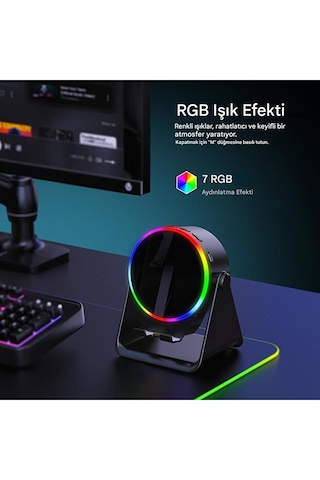 Bluetooth Hoparlörlü Ve Akıllı İndüksiyonlu Manyetik Sensör İle Telefon Standı Powerbank