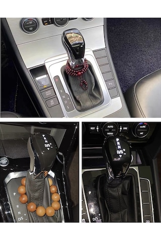 Uiowoo Magotan Işıklı Vites Kolu Otomobil İç Mekan Aksesuarları Cc Lavida New Bora Sagitar Lavida Passat Tiguan Golf Beyaz Lamba, Galvanizli