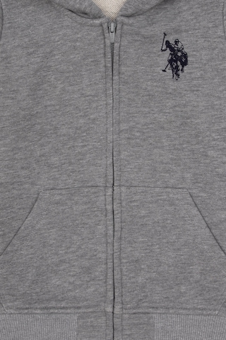 U.s. Polo Assn. Erkek Çocuk Gri Melanj Hırka Örme 50316706-vr086 Gri Melanj