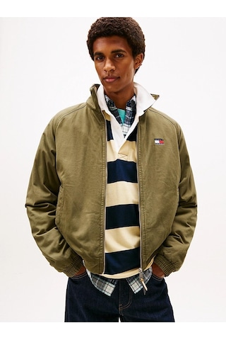 Tommy Hilfiger Tjm Cotton Twıll Padded Jacket Erkek Yeşil Mont - Dm0dm22712-12814 Yeşil