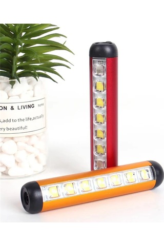 Aubyhe Alüminyum Abs El Feneri, Cob+led Işık, Type-c Şarj, Ipx4 Su Geçirmez, 300lm, Mıknatıs Ve Kalem Klasörü İle Taşınabilir Altın