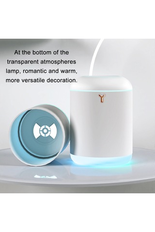 Reedark Ev Usb Nemlendirici Yeşil 1000ml: Renkli Işık, Hava Temizleme, Usb Ve Batarya İle Evde Nem Yüksek