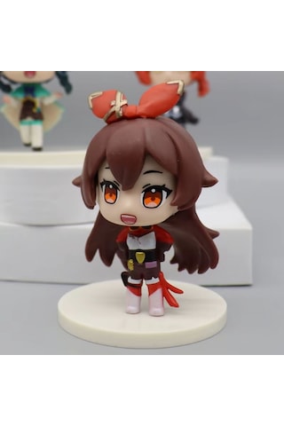 Genshin Impact Amber Mini Figür - 10 Cm Koleksiyonluk Anime Figürü