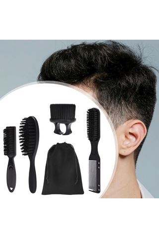 Dolıty Berber Fırçası Ve Tarak Seti Temizleme Saç Kese-paketi
