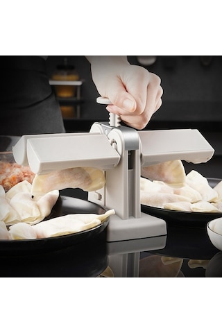 Pazly Çift Kafa Hamur Pres, Otomatik Köfte Yapma Makinesi, Mutfak Aleti, Renkli Model Çok Renkli