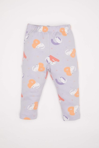 Defacto Kız Bebek Pijama Takım Desenli Uzun Kollu Üst Beli Lastikli Uzun Alt D5365A524WNPR305 Mor