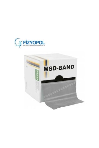 Msd Mvs Band 22.5 Metre Gümüş Gri Egzersiz Pilates Direnç Bandı Gri