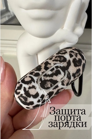 Case House Airpods Uyumlu 4 İçin Kılıf, Airpods Uyumlu 4 İçin Leopar Desenli Kulaklık Kılıfı 305610497 Leopar
