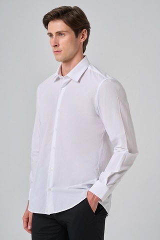 Morven Erkek Beyaz Trend Regular Fit Gömlek 26mc004010600 Beyaz