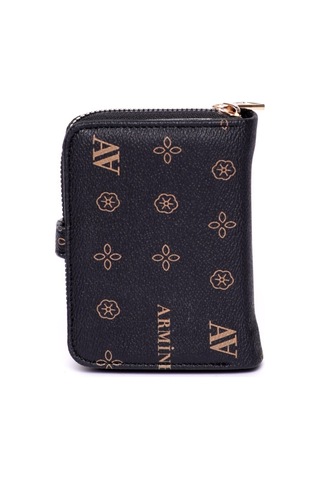 Armine C 01 Kadın El Çantası Siyah Baskılı Siyah Baskılı